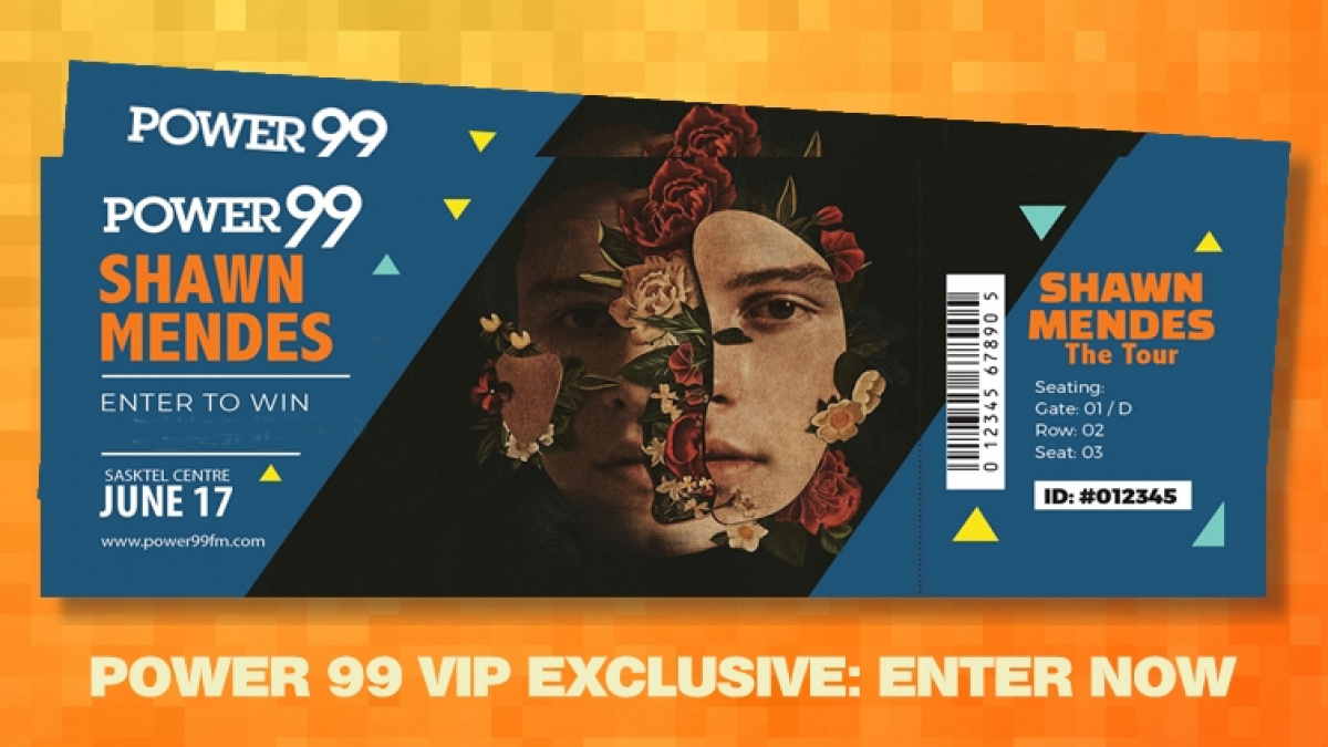 Win Shawn Mendes Tickets | Power99 - Saskatchewan's Hit Music